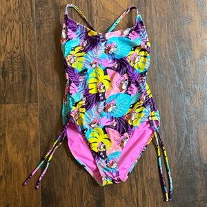 Women's Buc-ees XS Pink One Piece Swimsuit (L1)
